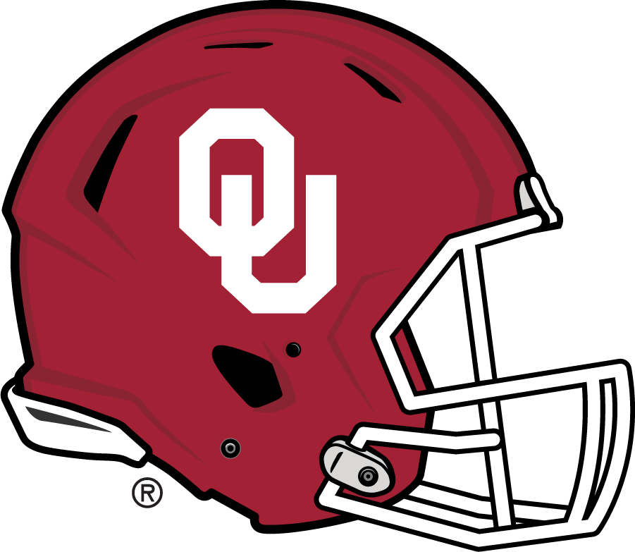 Oklahoma Sooners 2018-Pres Helmet Logo diy DTF decal sticker